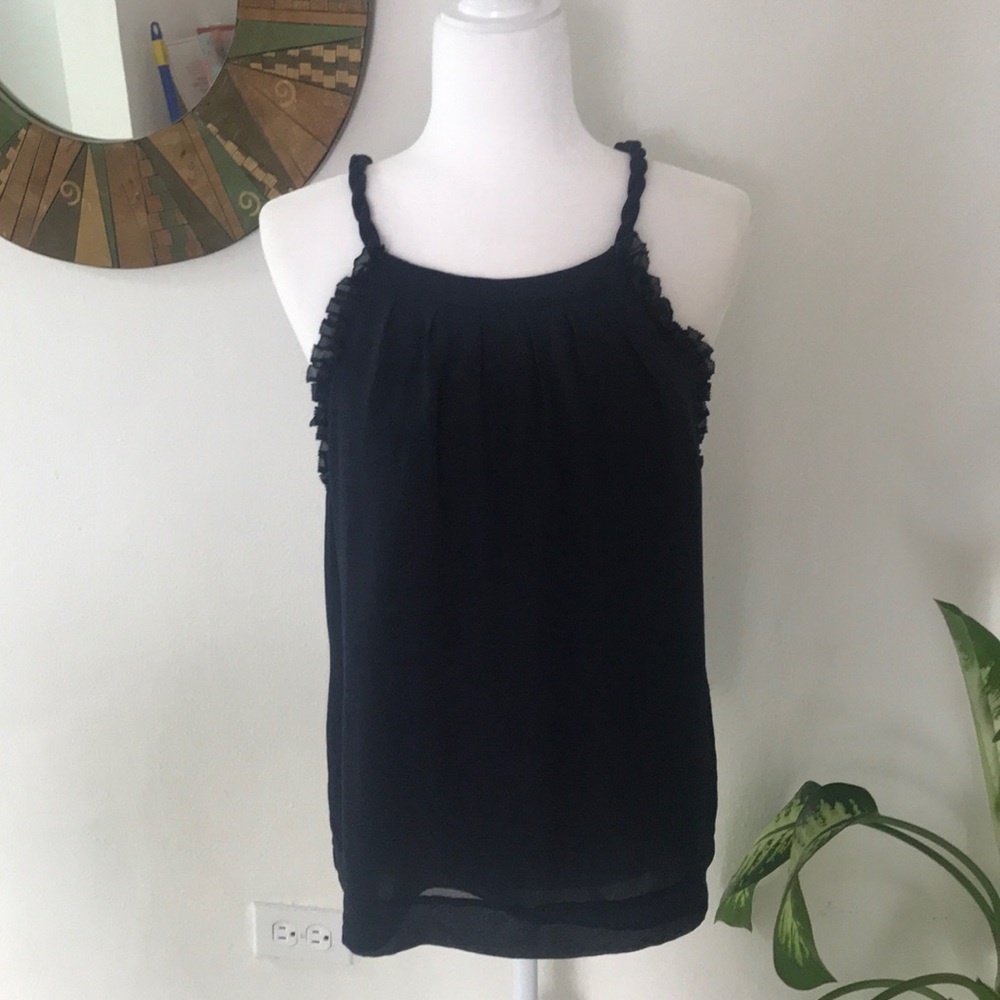 Banana Republic sleeveless top 100% silk